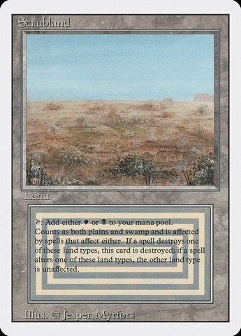 Scrubland - Revised Edition (Excellent)