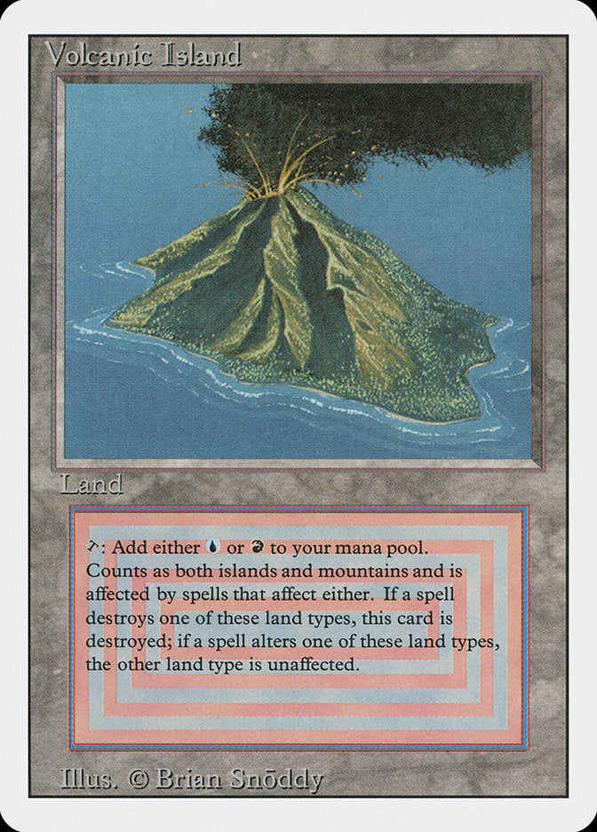 Volcanic Island - Revised Edition (Heavily Played) | Card Citadel