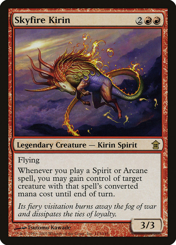 Skyfire Kirin [Saviors of Kamigawa] | Card Citadel