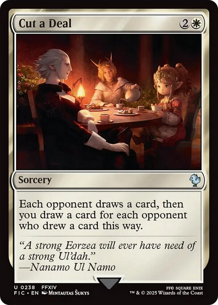 Cut a Deal [FINAL FANTASY Commander] | Card Citadel