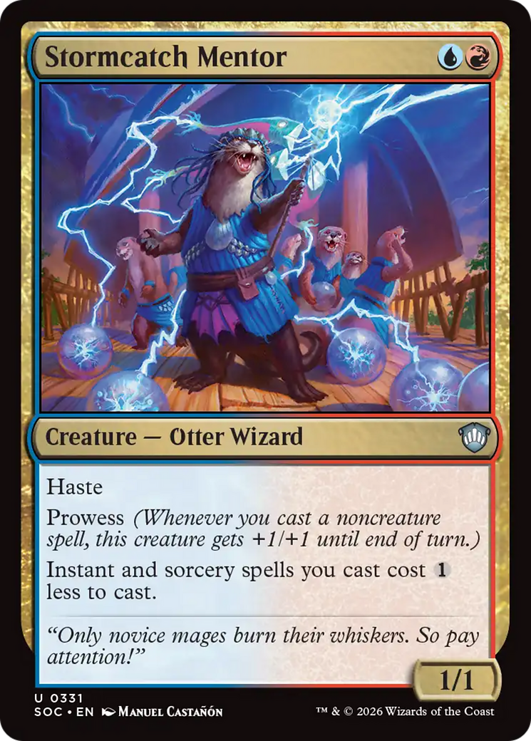 Stormcatch Mentor [Secrets of Strixhaven Commander] | Card Citadel
