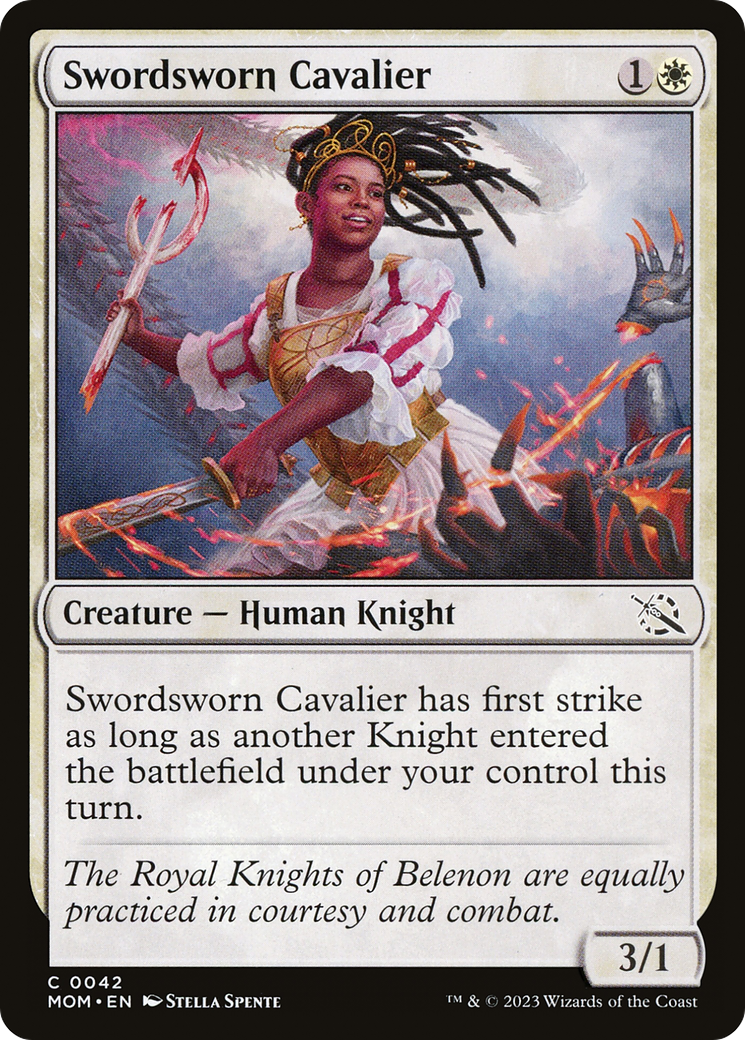 Swordsworn Cavalier [March of the Machine] | Card Citadel