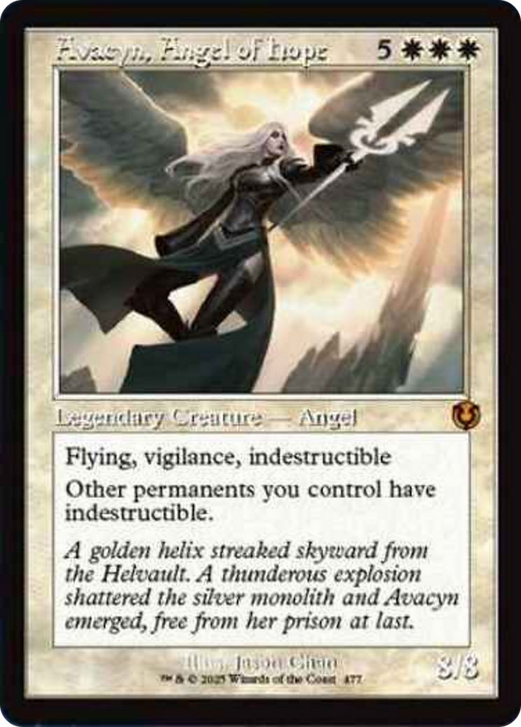 Avacyn, Angel of Hope (Retro Frame) [Innistrad Remastered] | Card Citadel