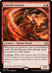 Gleeful Arsonist [Duskmourn: House of Horror Commander] | Card Citadel