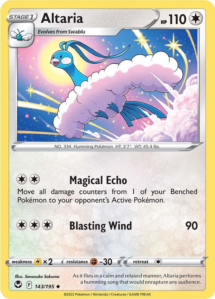 Altaria (143/195) [Sword & Shield: Silver Tempest] | Card Citadel