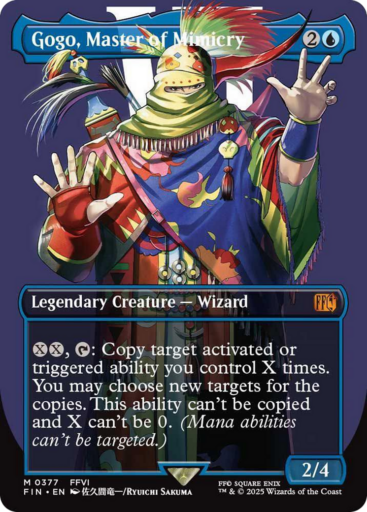 Gogo, Master of Mimicry (Borderless) [FINAL FANTASY] | Card Citadel