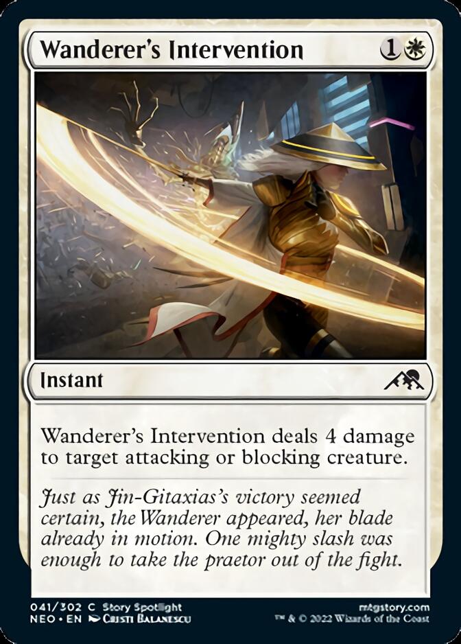 Wanderer's Intervention [Kamigawa: Neon Dynasty] | Card Citadel