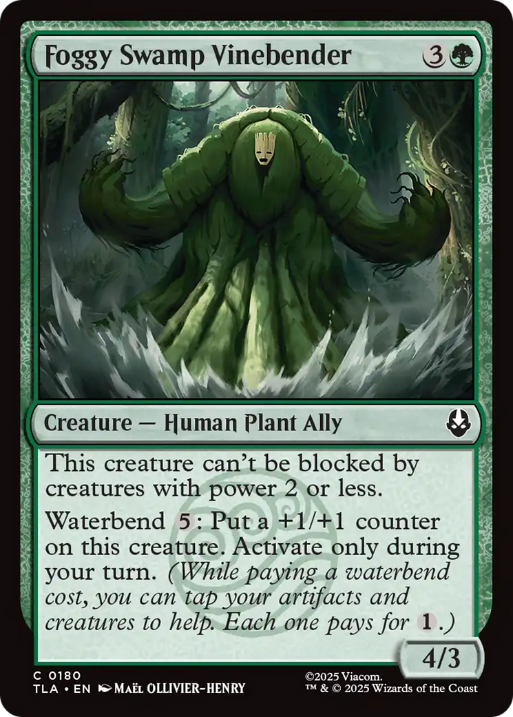 Foggy Swamp Vinebender [Avatar: The Last Airbender] | Card Citadel