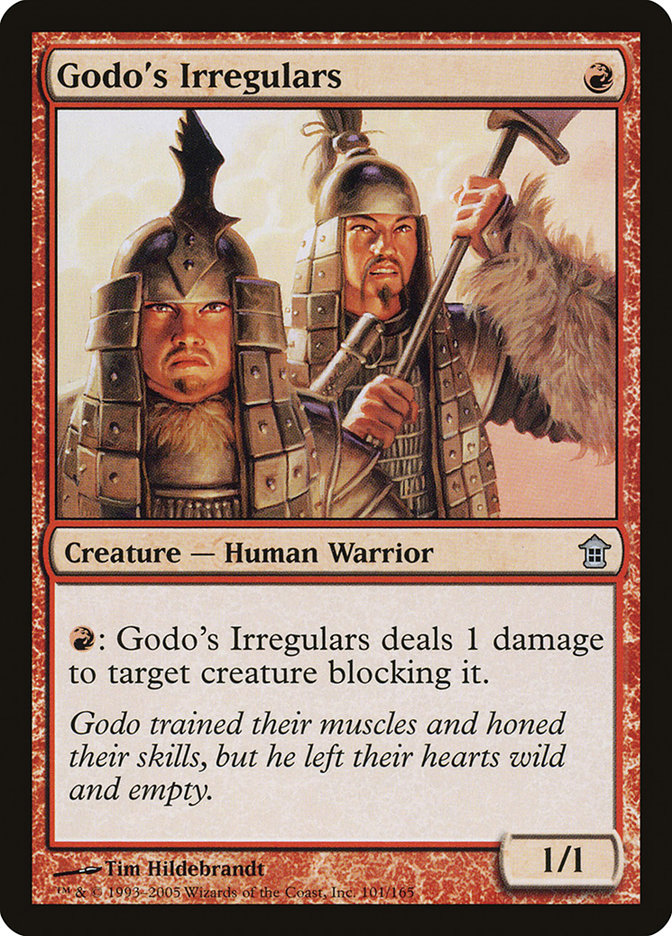 Godo's Irregulars [Saviors of Kamigawa] | Card Citadel