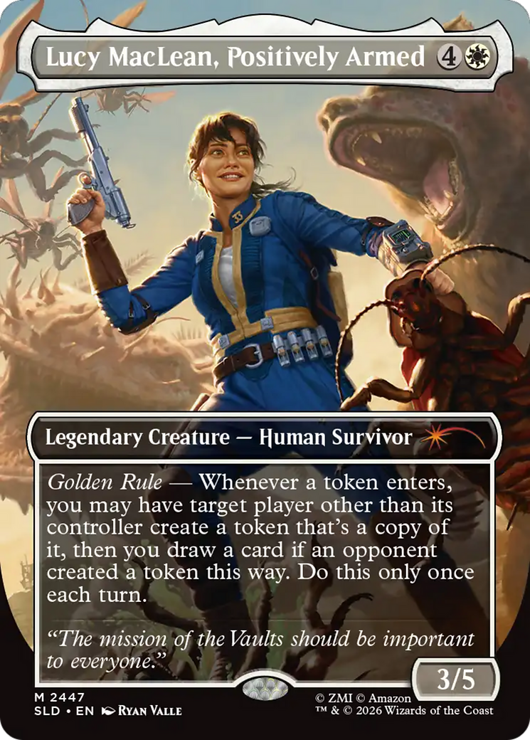 Lucy MacLean, Positively Armed [Secret Lair Drop Series] | Card Citadel