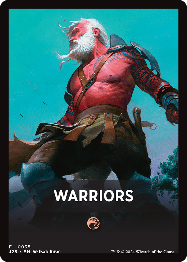 Warriors Theme Card [Foundations Jumpstart Front Cards] | Card Citadel