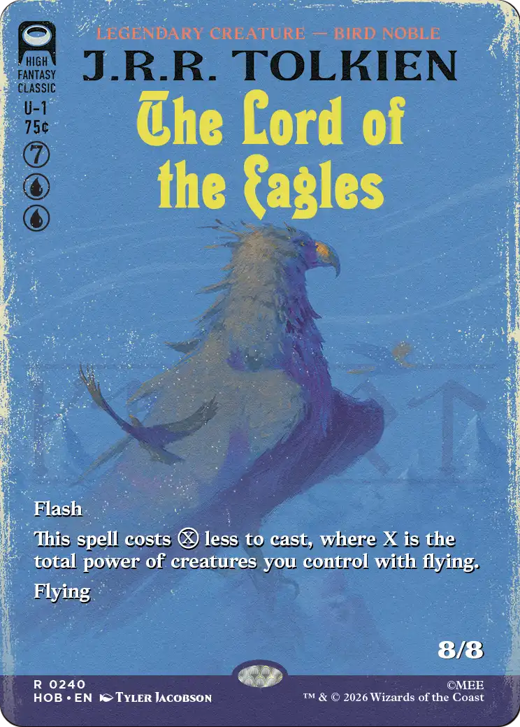 The Lord of the Eagles (Borderless) [The Hobbit] | Card Citadel