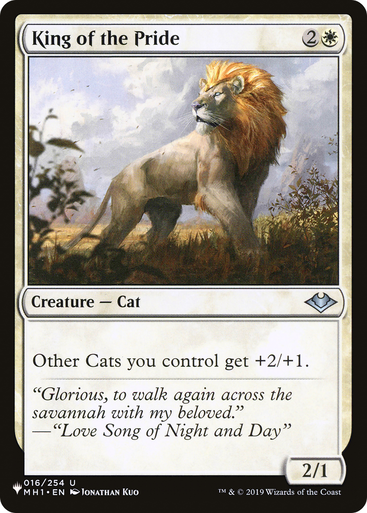 King of the Pride [The List] | Card Citadel