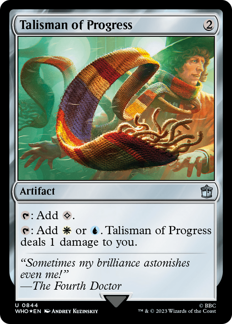 Talisman of Progress (Surge Foil) [Doctor Who] | Card Citadel