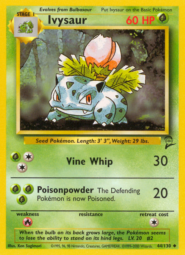 Ivysaur (44/130) [Base Set 2] | Card Citadel