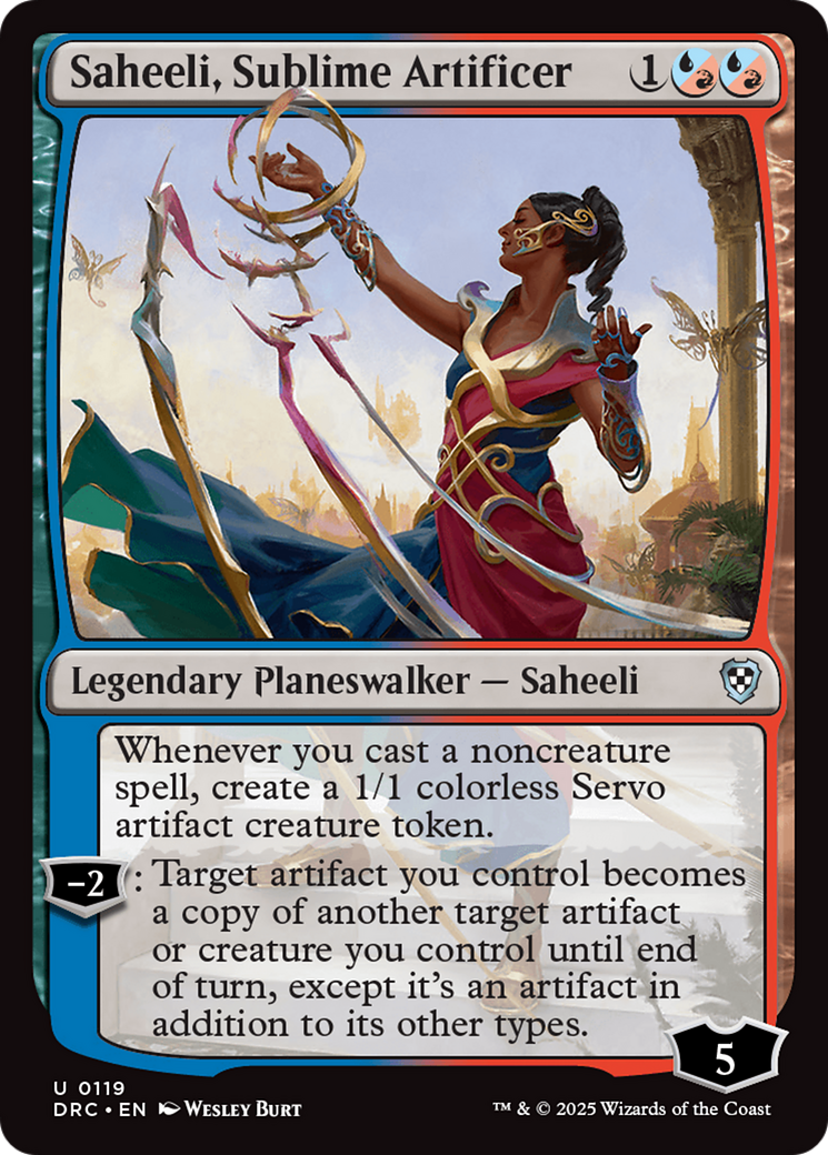 Saheeli, Sublime Artificer [Aetherdrift Commander] | Card Citadel