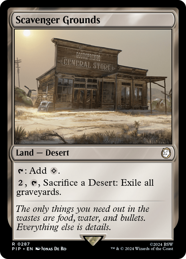 Scavenger Grounds [Fallout] | Card Citadel