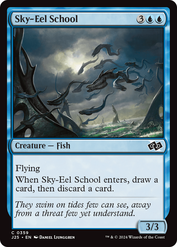 Sky-Eel School [Foundations Jumpstart] | Card Citadel