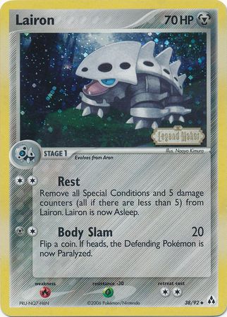 Lairon (38/92) (Stamped) [EX: Legend Maker] | Card Citadel