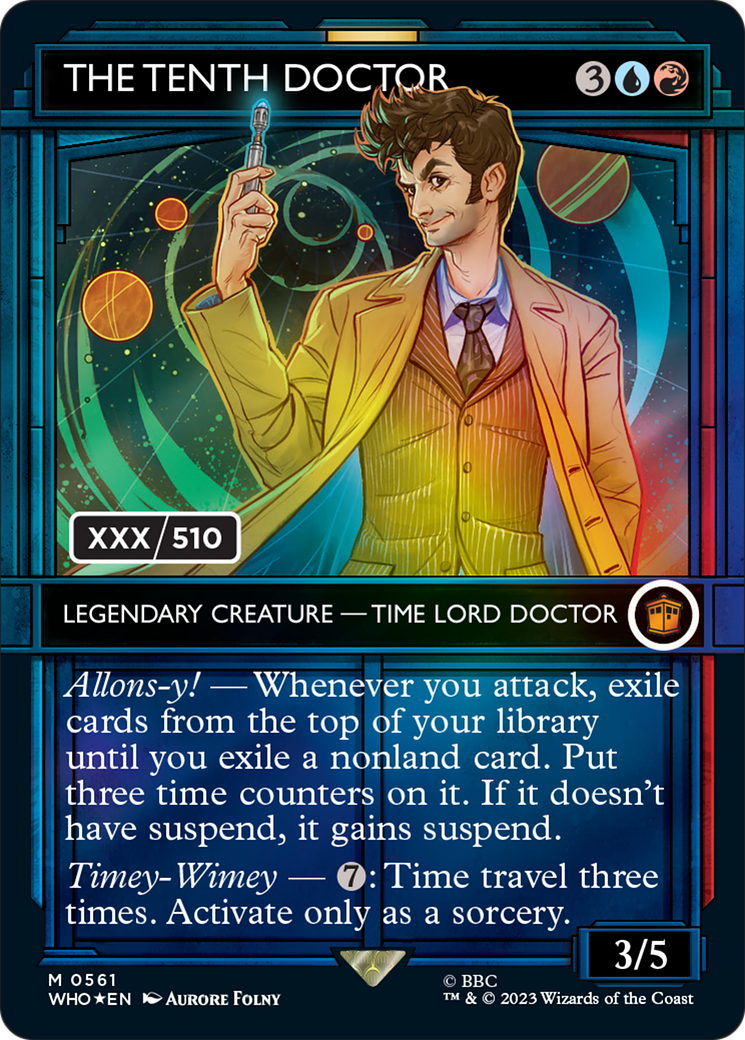 The Tenth Doctor (Serialized) [Doctor Who] | Card Citadel