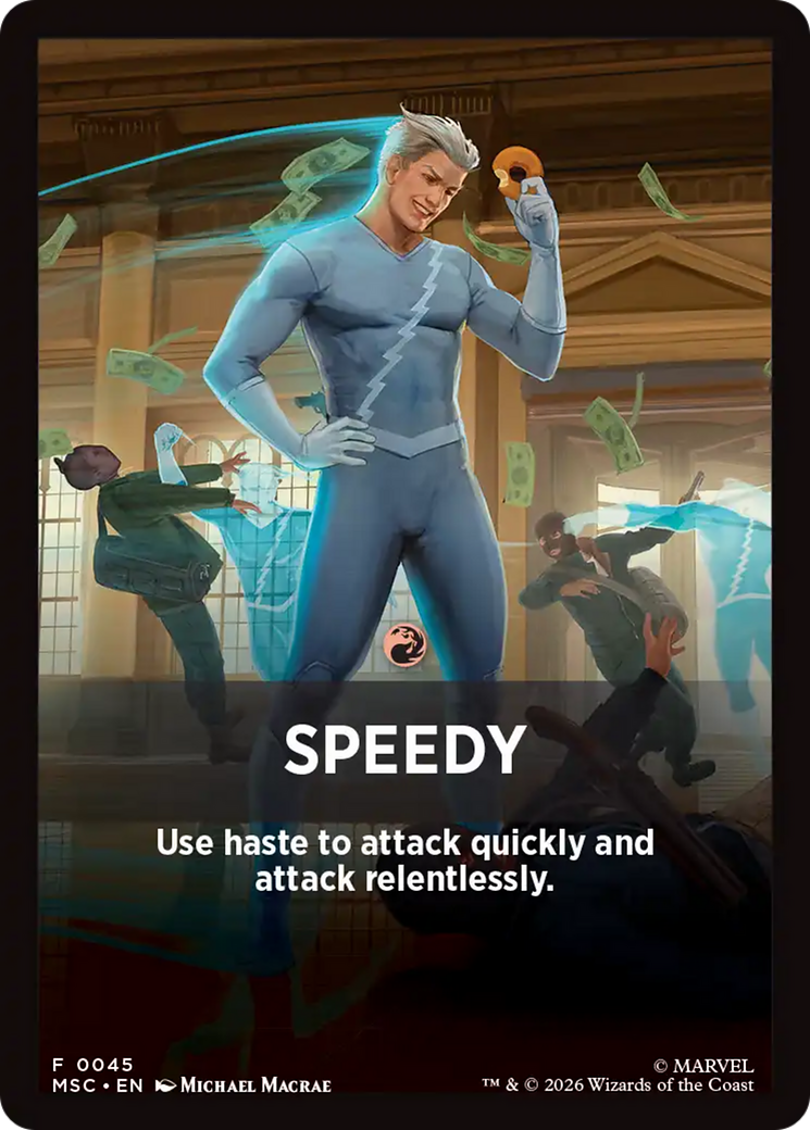 Speedy Theme Card [Marvel Super Heroes Commander] | Card Citadel