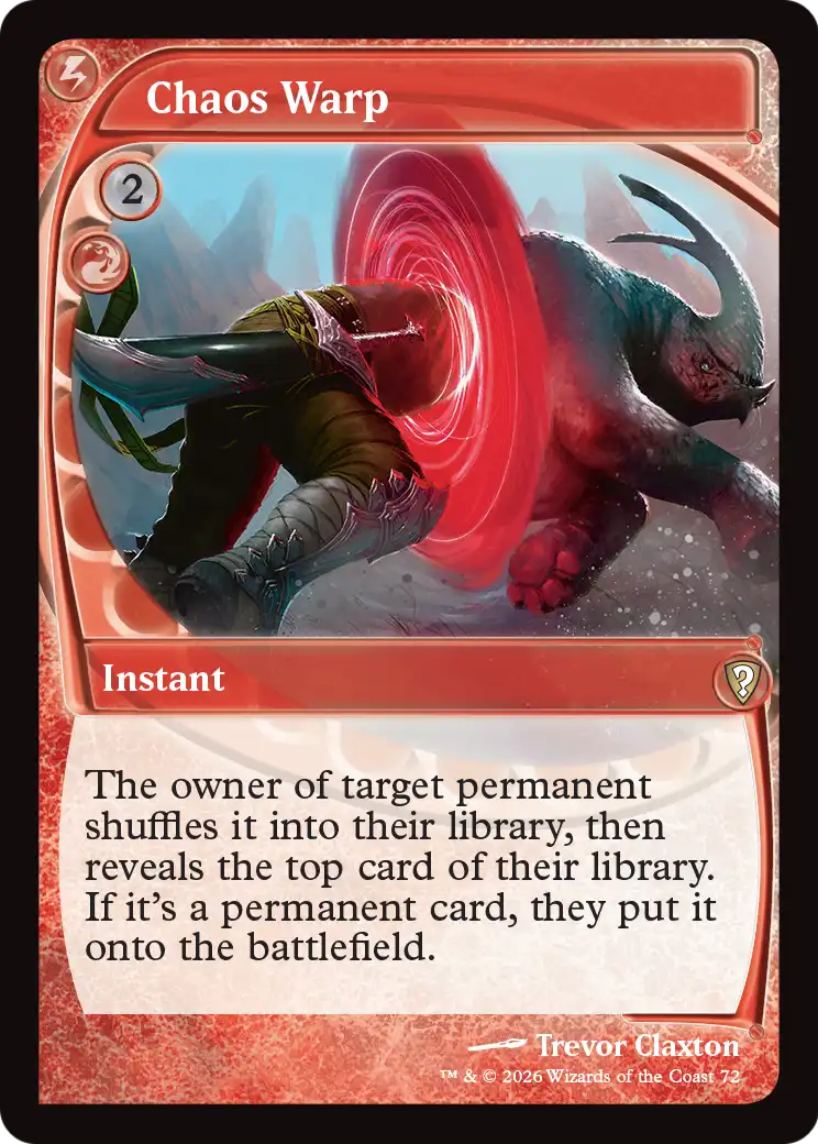 Chaos Warp (Future Sight) [Mystery Booster: Commander Edition] | Card Citadel