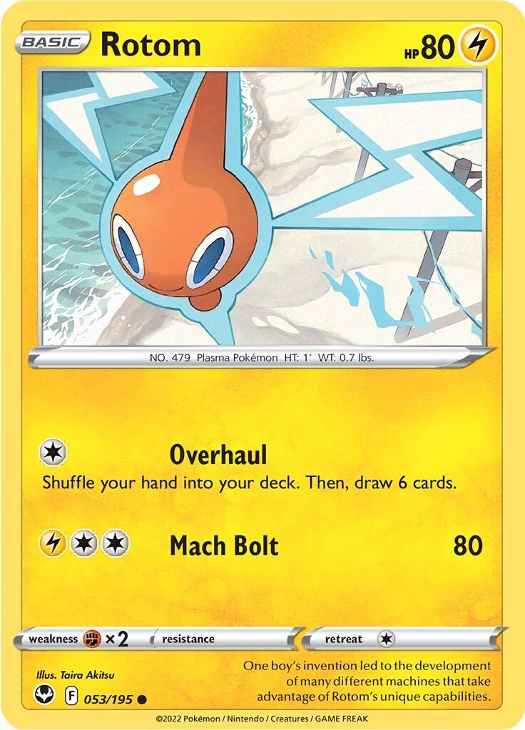 Rotom (053/195) [Sword & Shield: Silver Tempest] | Card Citadel