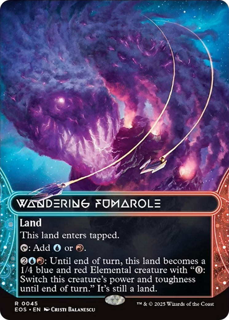 Wandering Fumarole (0045) (Borderless) [Edge of Eternities: Stellar Sights] | Card Citadel