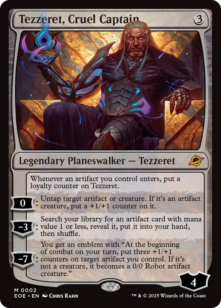 Tezzeret, Cruel Captain [Edge of Eternities] | Card Citadel
