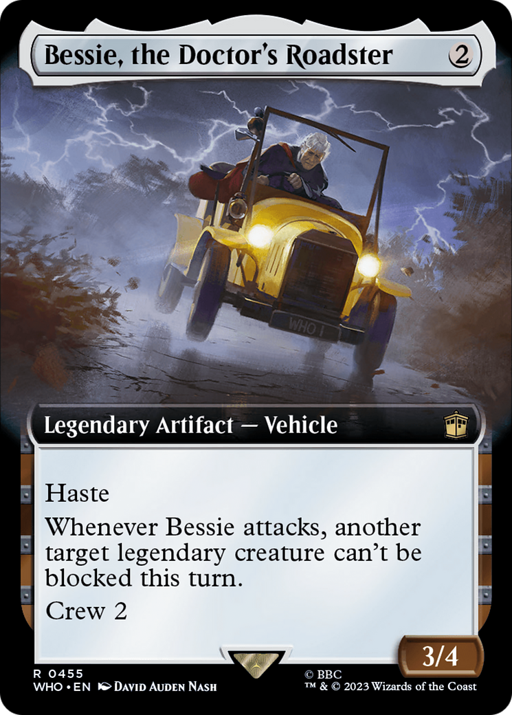 Bessie, the Doctor's Roadster (Extended Art) [Doctor Who] | Card Citadel