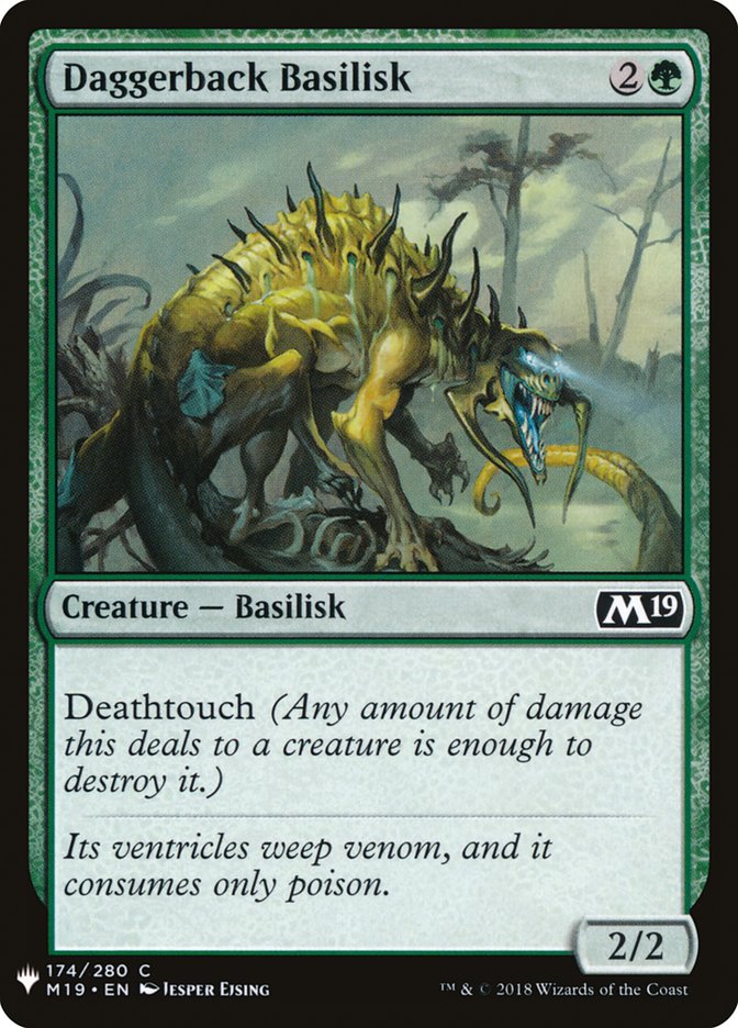 Daggerback Basilisk [Mystery Booster] | Card Citadel