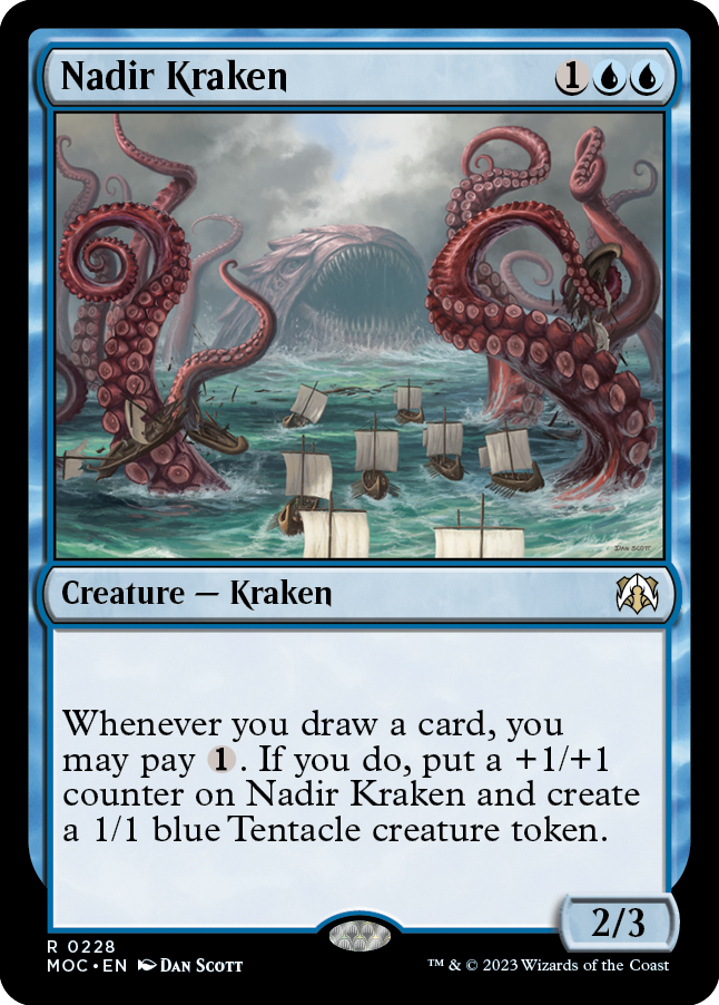 Nadir Kraken [March of the Machine Commander] | Card Citadel