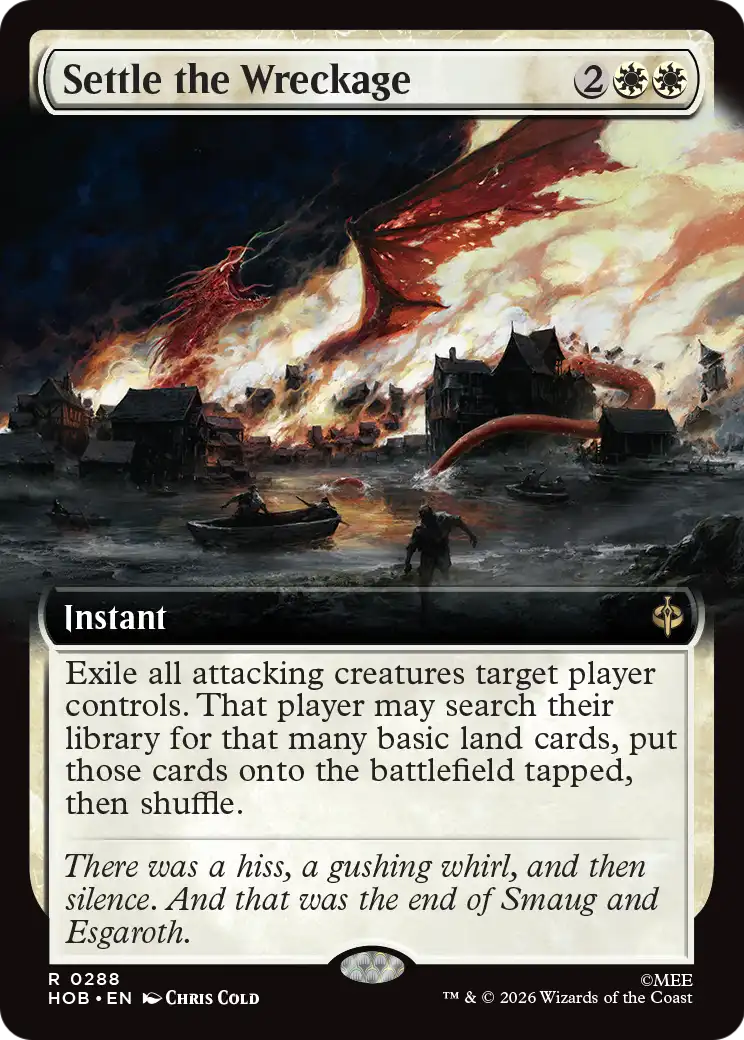 Settle the Wreckage (Extended Art) [The Hobbit] | Card Citadel