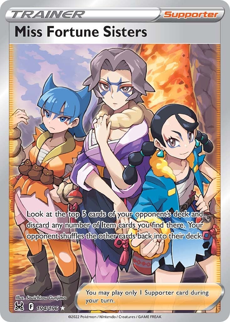 Miss Fortune Sisters (194/196) [Sword & Shield: Lost Origin] | Card Citadel