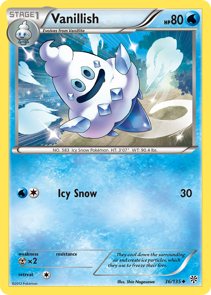 Vanillish (36/135) [Black & White: Plasma Storm] | Card Citadel