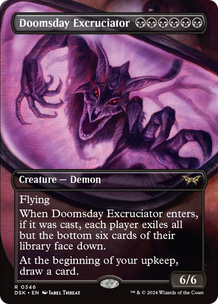 Doomsday Excruciator (Borderless) [Duskmourn: House of Horror] | Card Citadel