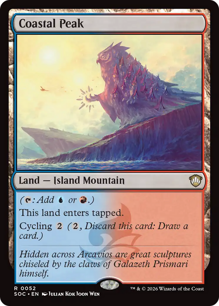Coastal Peak [Secrets of Strixhaven Commander] | Card Citadel