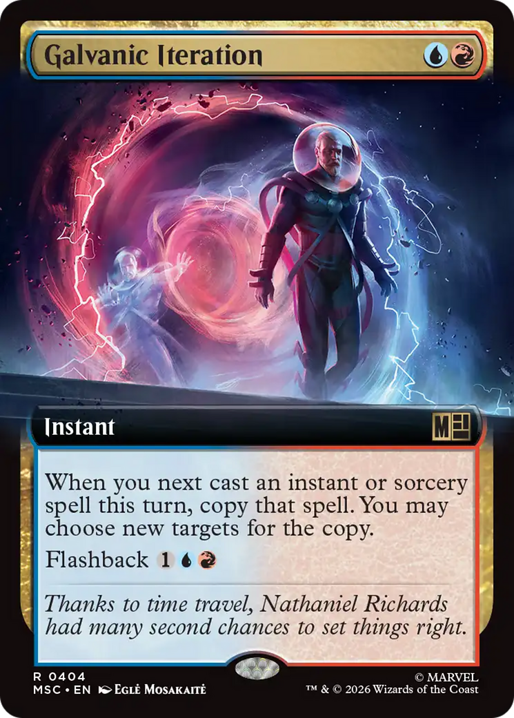Galvanic Iteration (Extended Art) [Marvel Super Heroes Commander] | Card Citadel