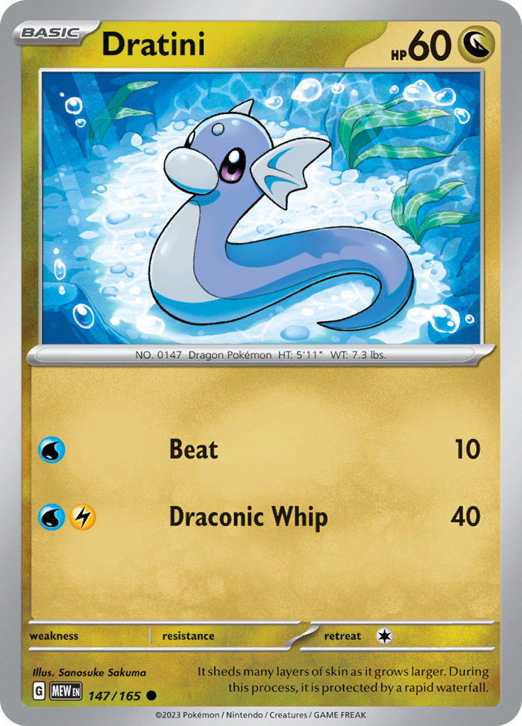 Dratini (147/165) [Scarlet & Violet 151] | Card Citadel