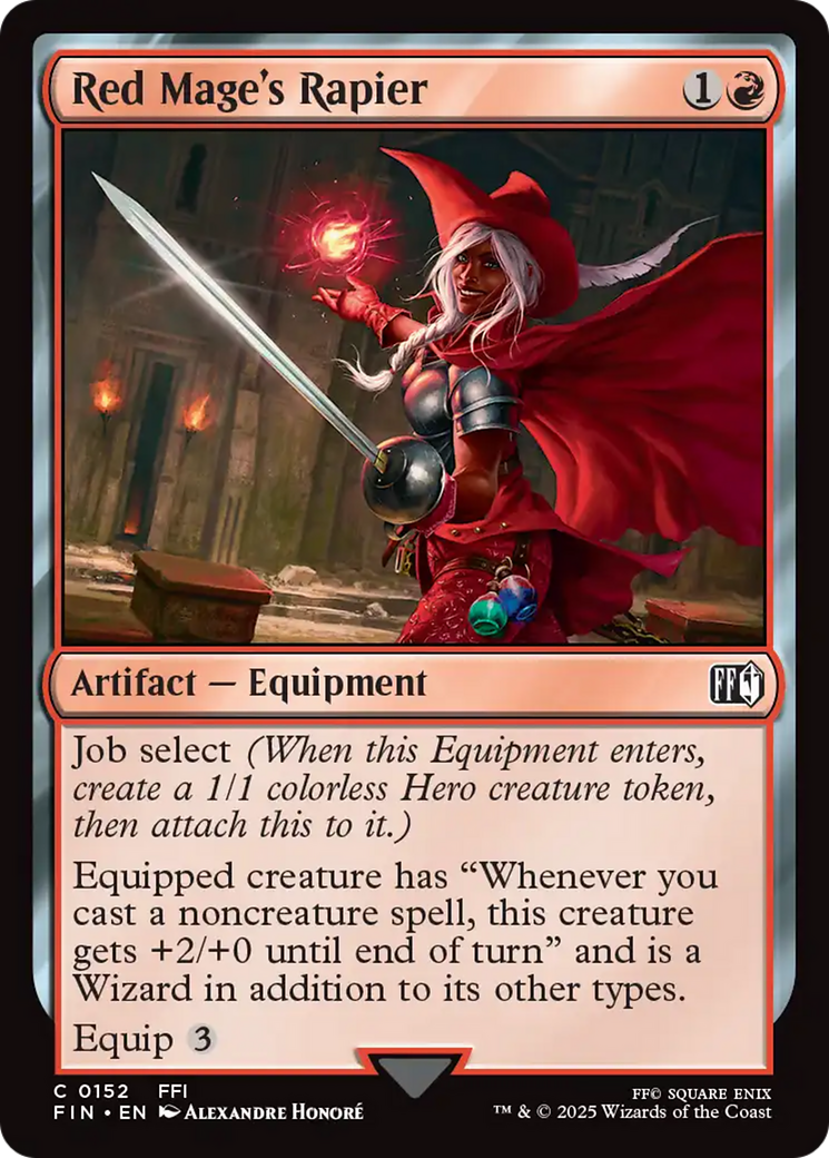 Red Mage's Rapier [FINAL FANTASY] | Card Citadel