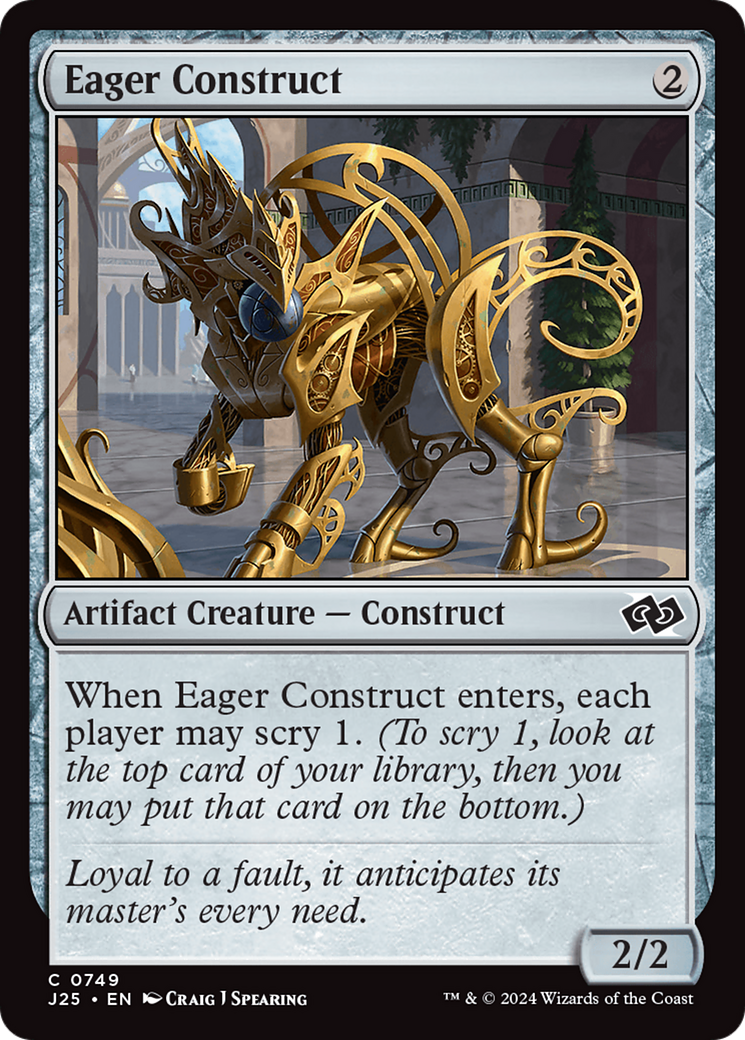 Eager Construct [Foundations Jumpstart] | Card Citadel