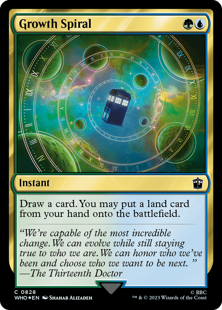 Growth Spiral (Surge Foil) [Doctor Who] | Card Citadel