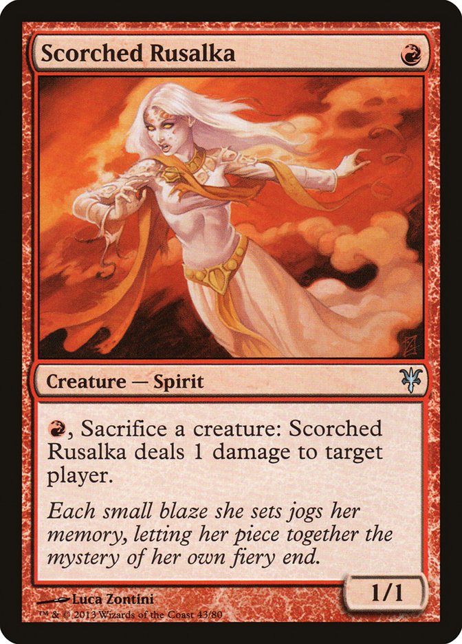 Scorched Rusalka [Duel Decks: Sorin vs. Tibalt] | Card Citadel