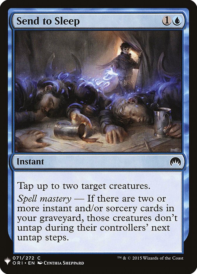 Send to Sleep [Mystery Booster] | Card Citadel