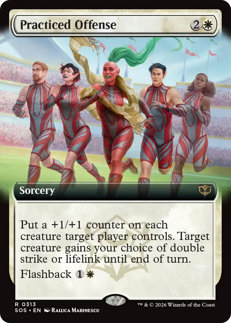 Practiced Offense (Extended Art) [Secrets of Strixhaven] | Card Citadel