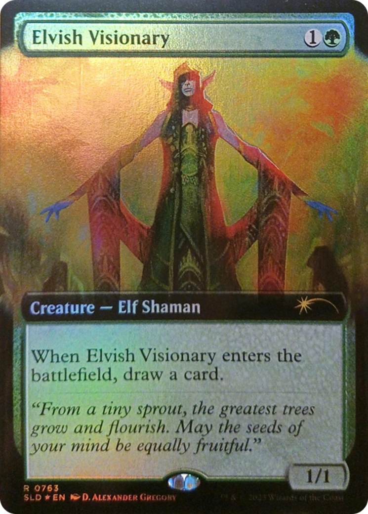 Elvish Visionary (Extended Art) [Secret Lair Drop Series] | Card Citadel