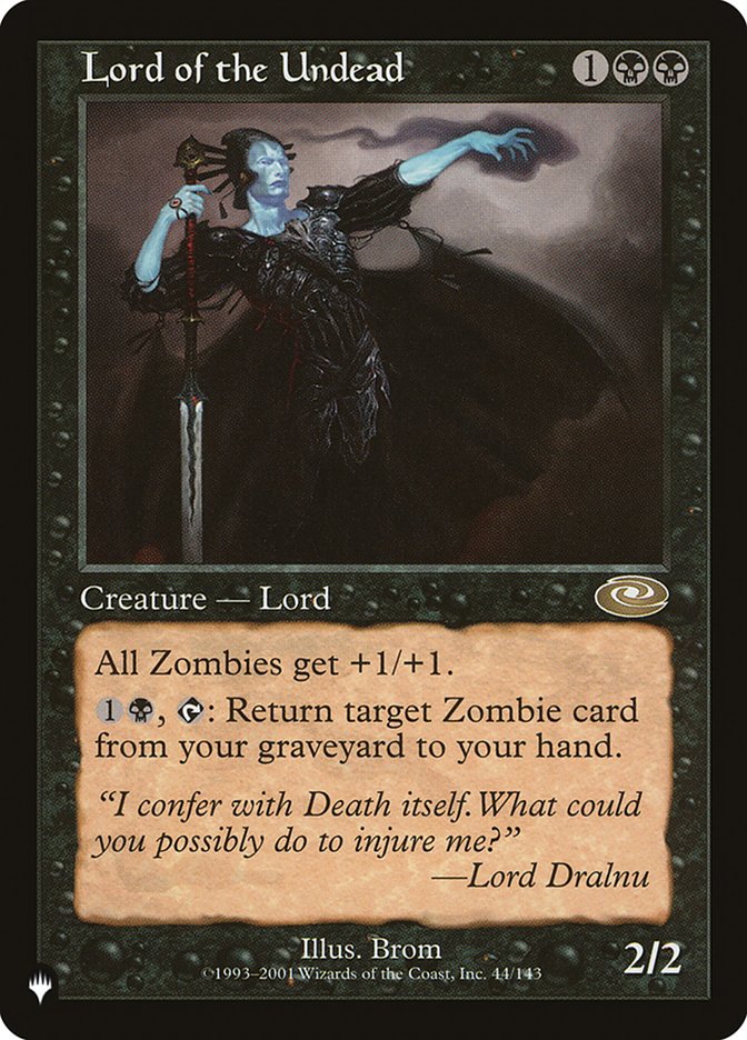 Lord of the Undead [The List] | Card Citadel