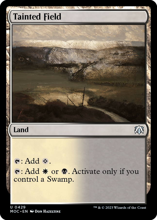 Tainted Field [March of the Machine Commander] | Card Citadel