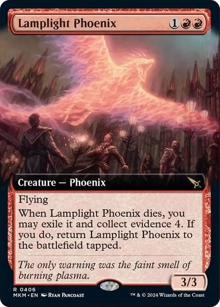 Lamplight Phoenix (Extended Art) [Murders at Karlov Manor] | Card Citadel