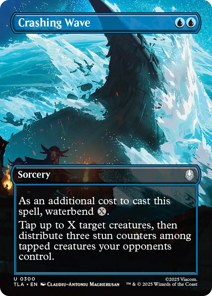Crashing Wave (Borderless) [Avatar: The Last Airbender] | Card Citadel